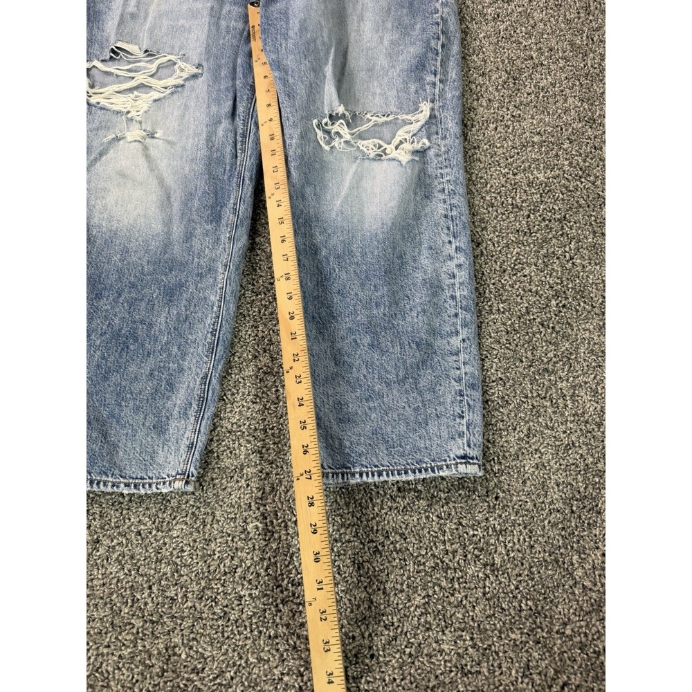 American Eagle Curvy Mom Jeans Women's Size 22 Blue - Picture 12 of 13